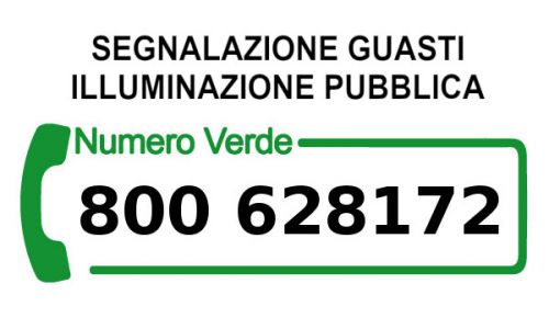 Segnalazione guasti impianti pubblica illuminazione